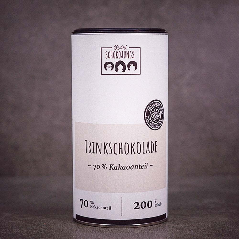 Trinkschokolade 70% - &amp;quot;Die drei Schokojungs&amp;quot;, echter Kakao, echte ...